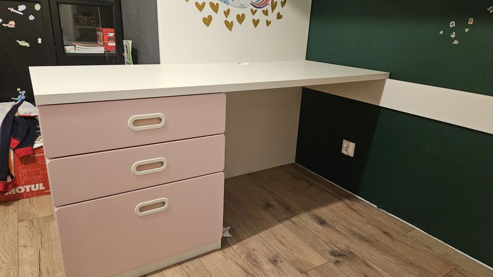 Łóżko antresola IKEA z nowym materacem