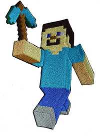 Minecraft Steve naszywka