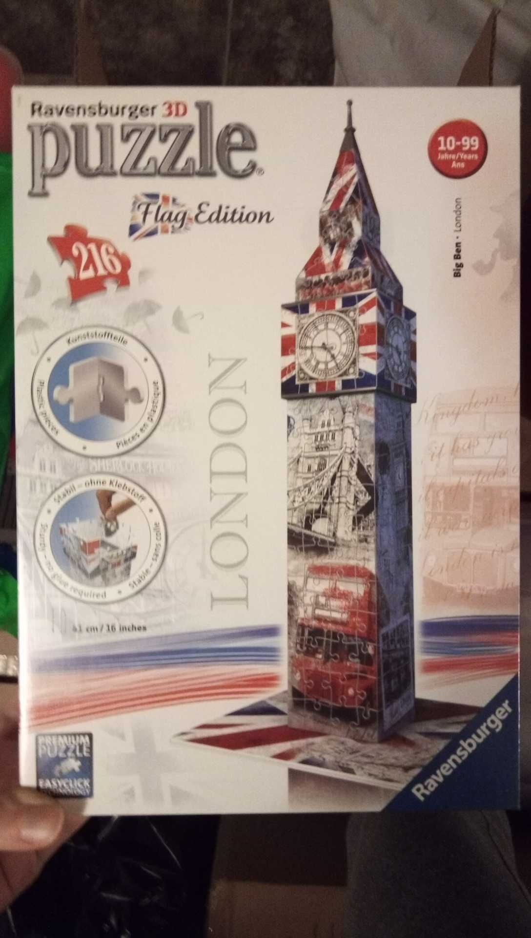 Puzzle 3D Ravensburger Wieża Eiffla lub Big Ben