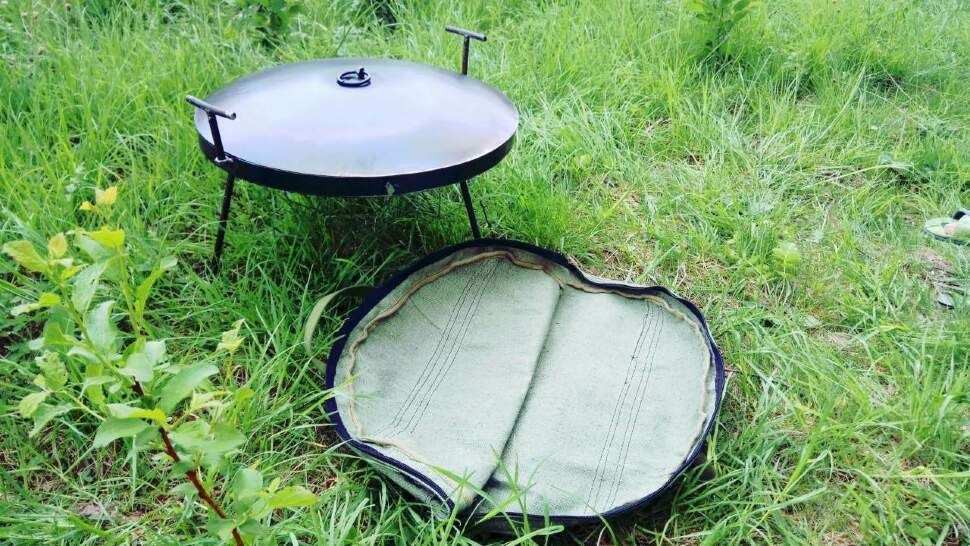 Сковорода з диска для пікніку 40 см 50 см для вогню. Мангал, жаровня