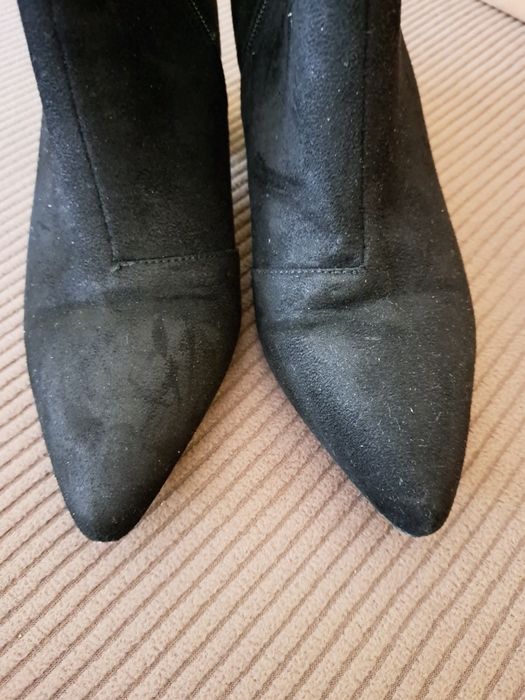 Raid czarne zamszowe botki 38