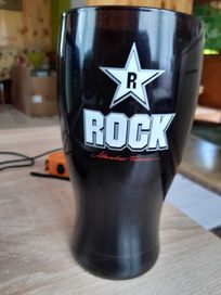 Czarna szklanka do piwa ROCK browar SAKU Estonia 0,6l