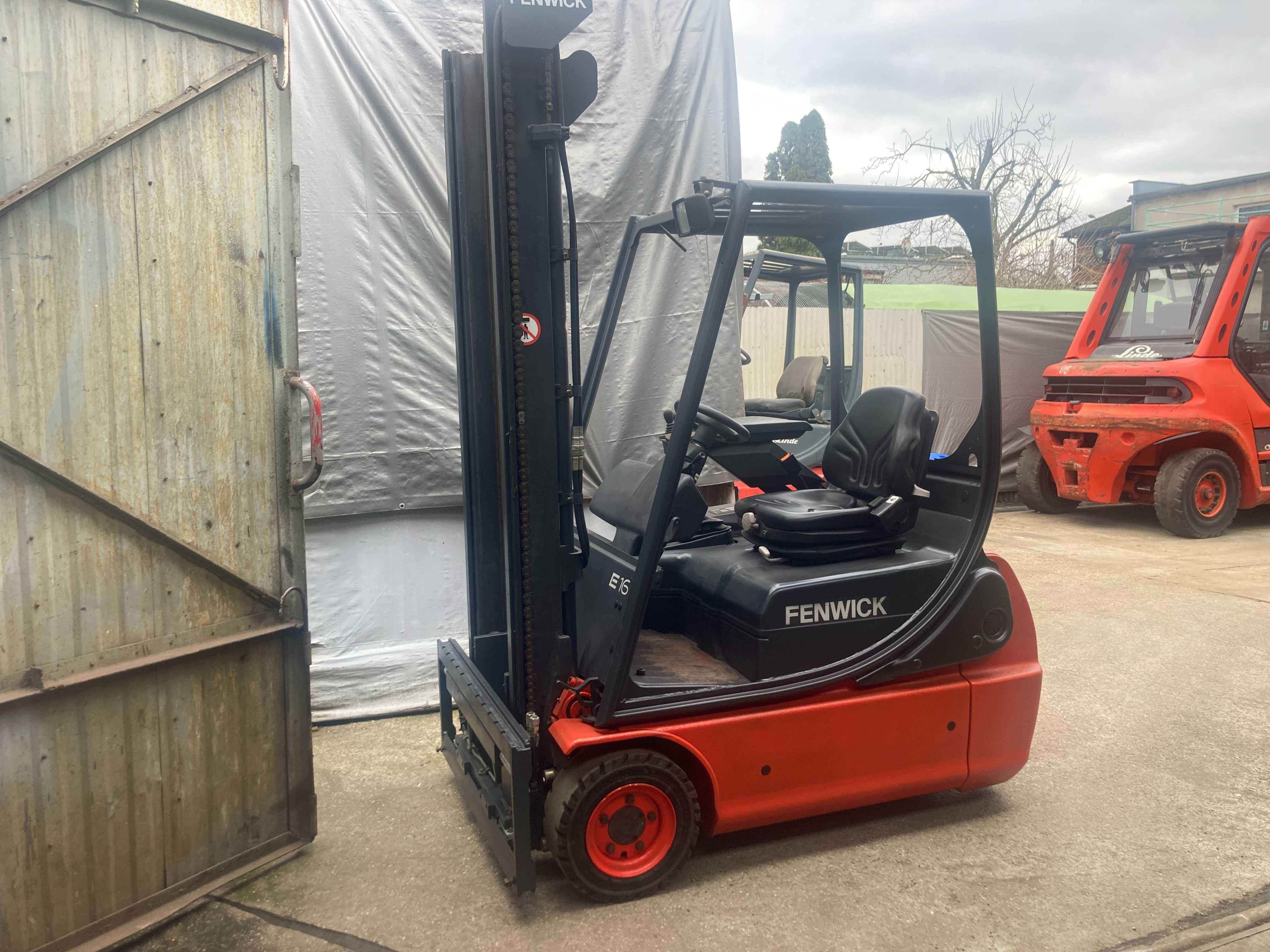 Linde E16C-335, 4 hydrauliki przesuw wózek E14 E20