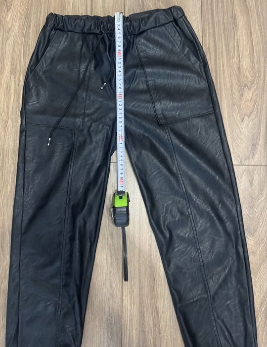 Штани з еко шкіри