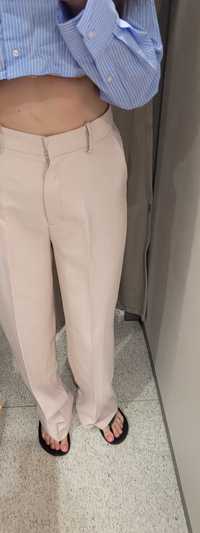 Spodnie eleganckie Zara rozmiar M stan bardzo dobry lekkie wiskoza