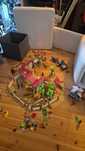 Zestaw Playmobil: stajnie, jarmark, gokarty, konie i inne