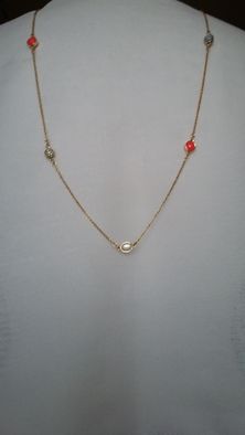 Lancuszek pozlacany KATE SPADE firmowy