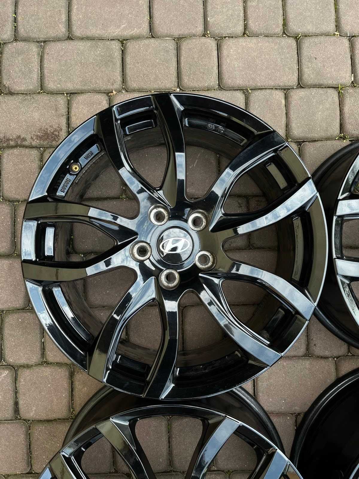 Alufelgi Hyundai 5x114,3 18  Czujniki Kona Tucson IX35 Sorento CZARNE