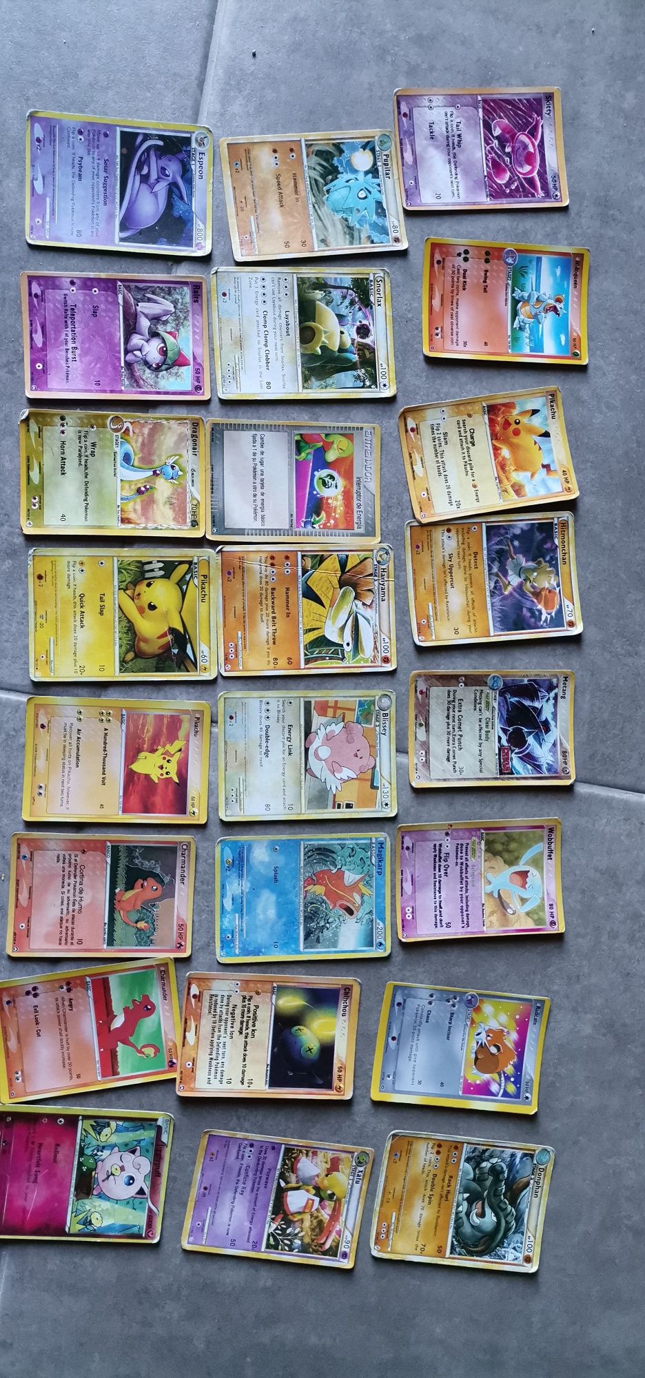 Vendo cartas Pokémon