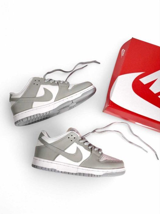 Кросівки Nike SB Dunk Classic Grey/White premium