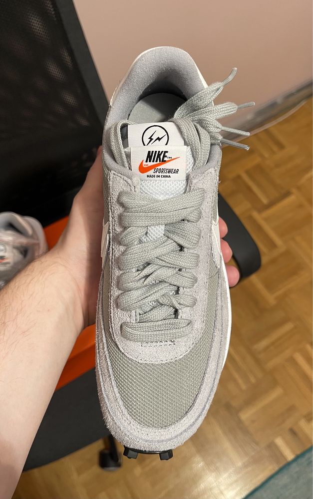 Buty Nike LD Waffle SF Sacai Fragment Grey rozm. 39
