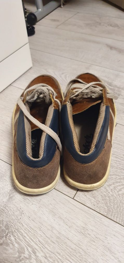 Buty skórzane RIEKER męskie rozmiar 42,5 wkładka 27cm