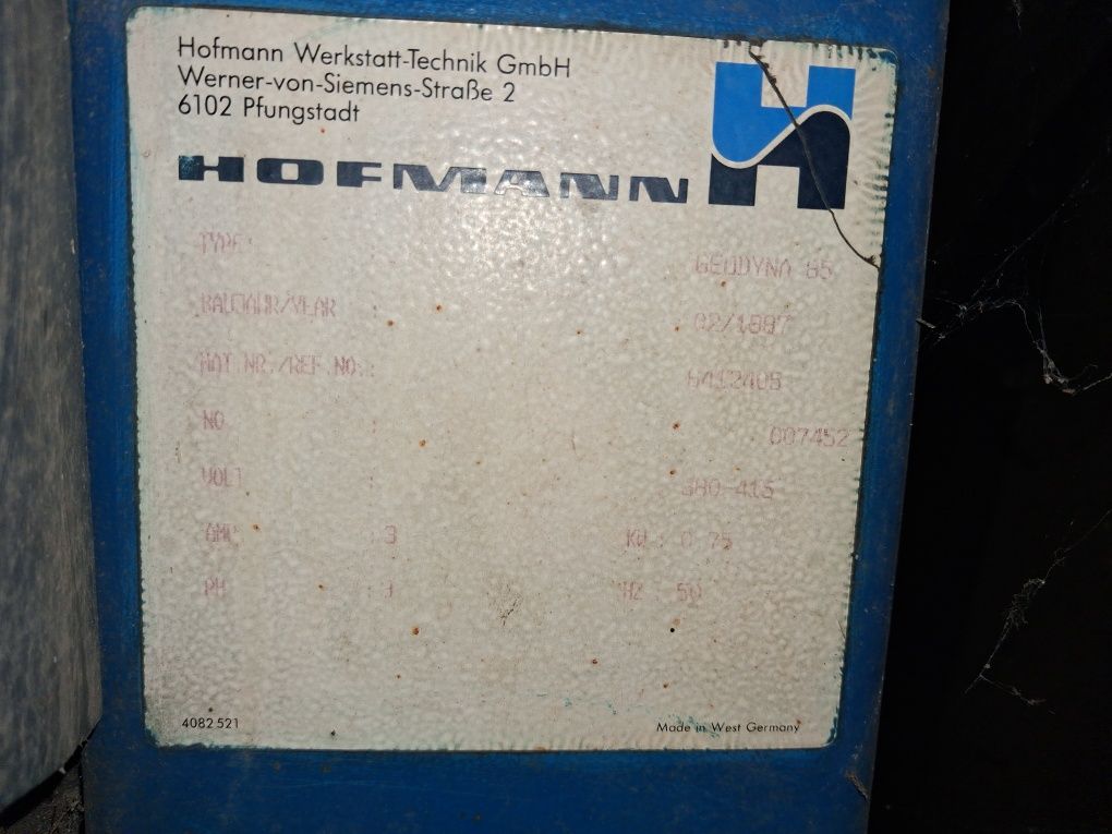 Wyważarka do kół Hofmann Geodyna 85
