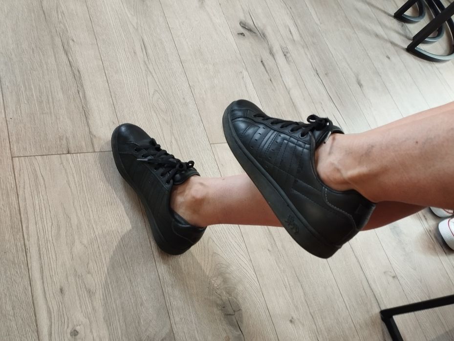 Czarne buty Adidasy sneakersy Lonsdale 39 40 skóra