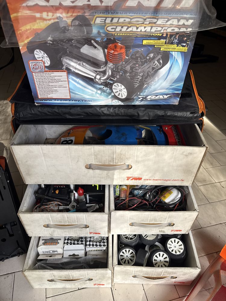Rc Xray Nt1 com muito material incluido
