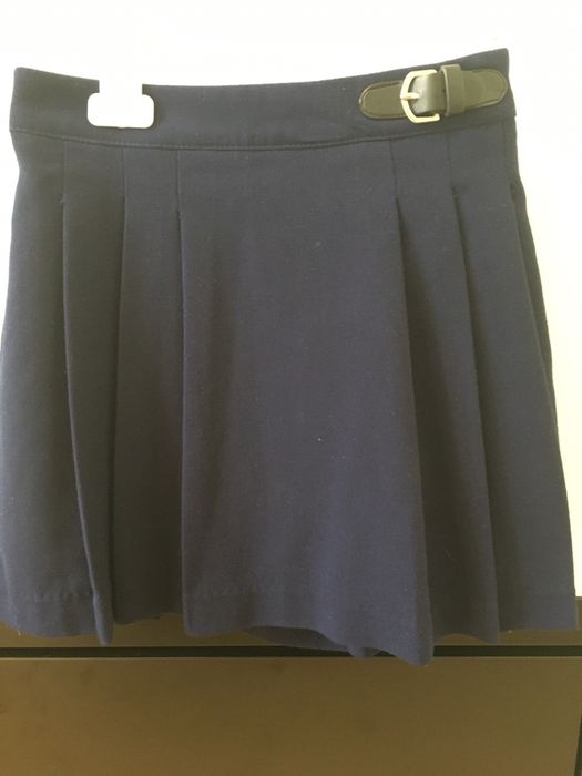 Granatowa plisowana spódnica rozm 122