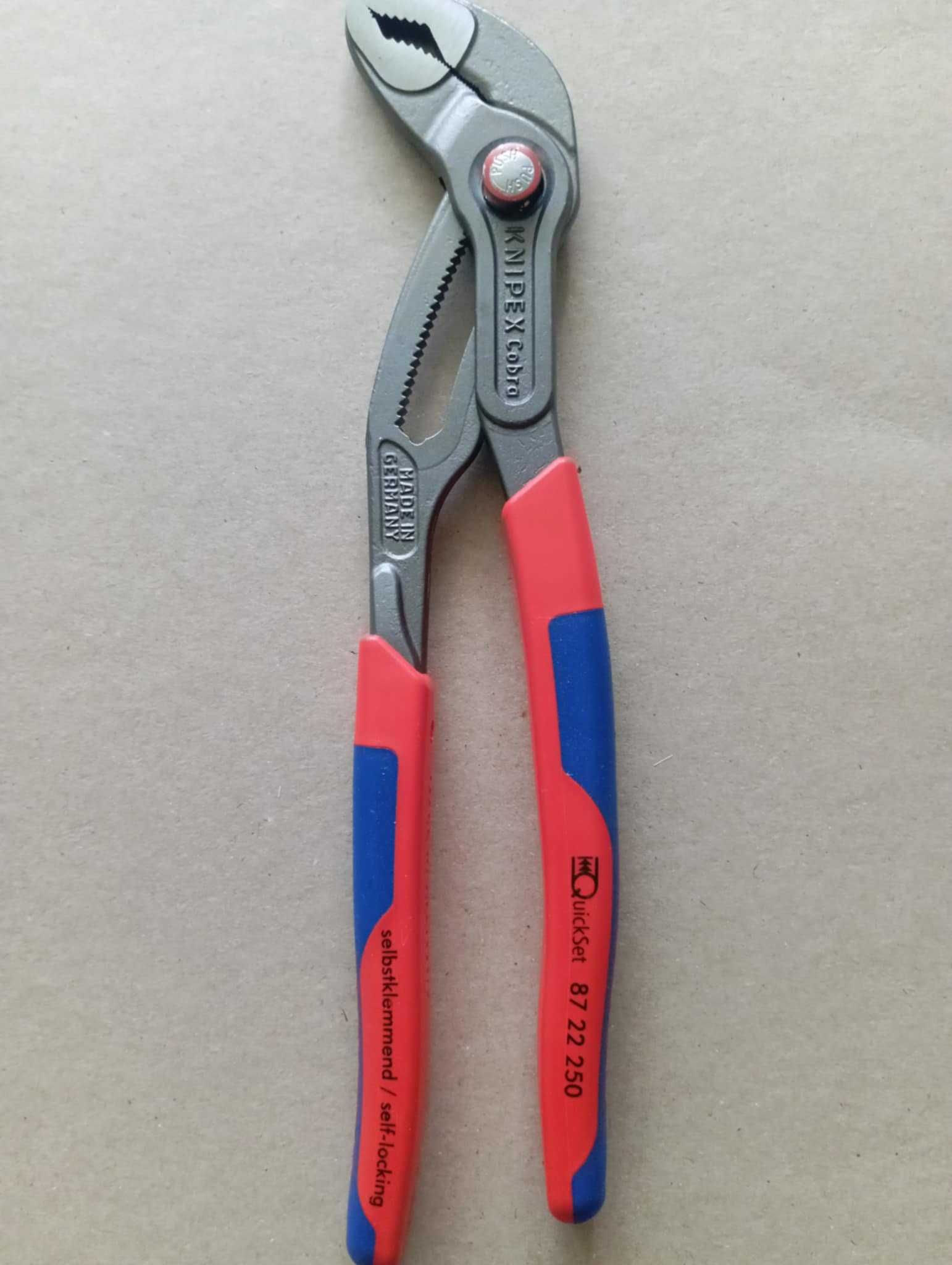 KNIPEX Cobra QuickSet
Szczypce klucz nastawne nowej generacji 250 mm