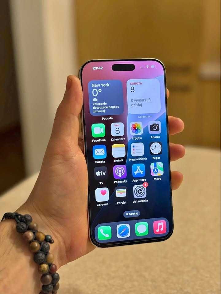 apple iPhone 16 Pro Max – Biały Tytan – 256GB Idealny Stan