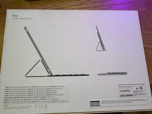 MX3L2 iPad (7,8,9,Air3) Smart Keyboard Folio