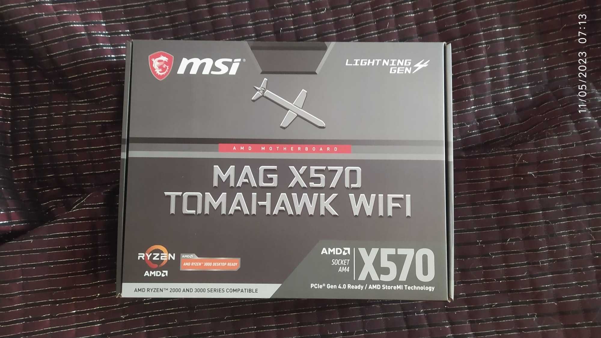 Motherboard MSI MAG X570 TOMAHAWK WIFI AMD Ryzen RGB - Selada
