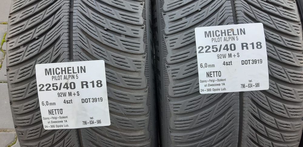 Opony Michelin 225 40 R18