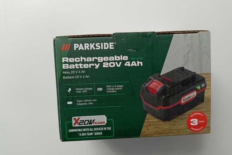 NOWY akumulator bateria Parkside 4ah PAP 20 B3, 20V
