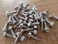 4,8x19 Wkręty nierdzewne samowiercące do stali 3mm AISI 410 FV