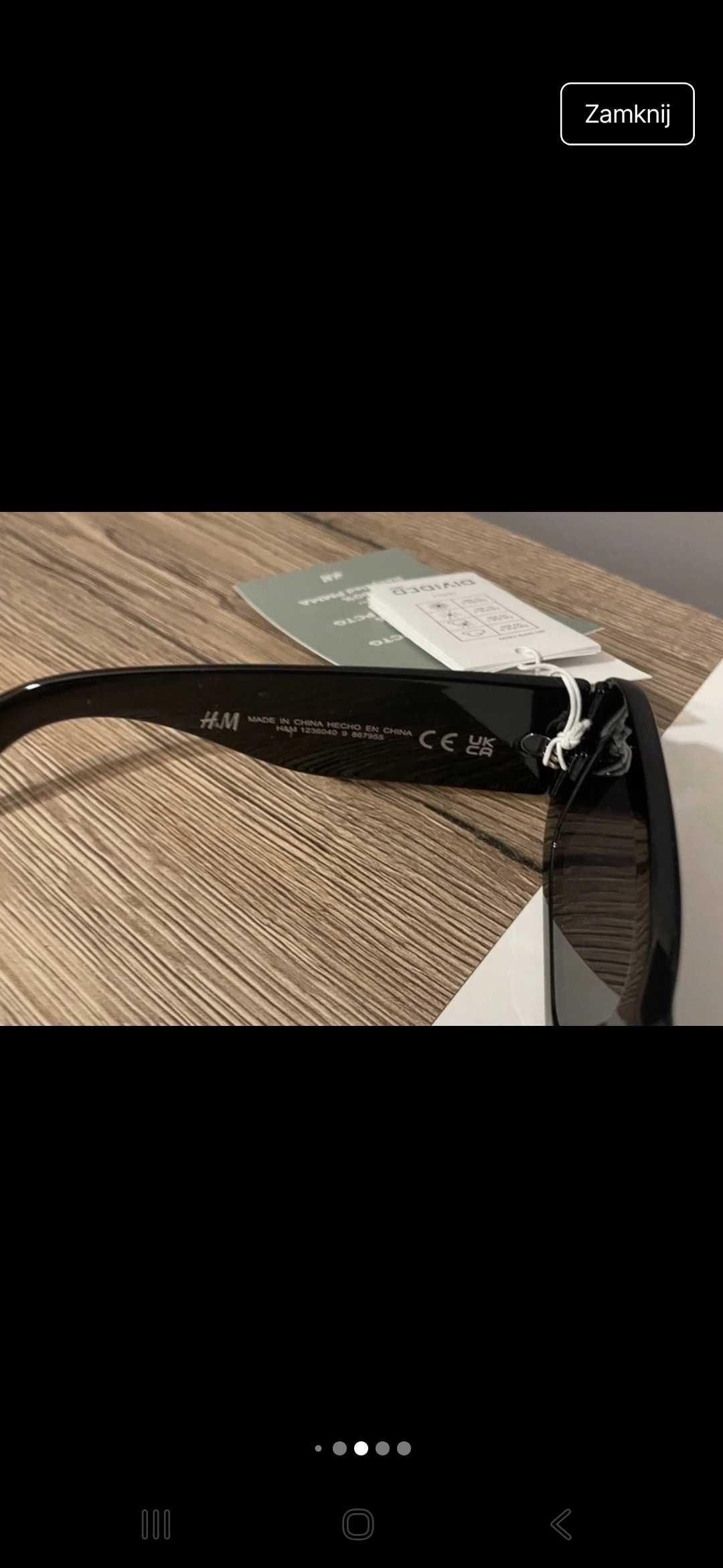 Okulary przeciwsłoneczne h&m