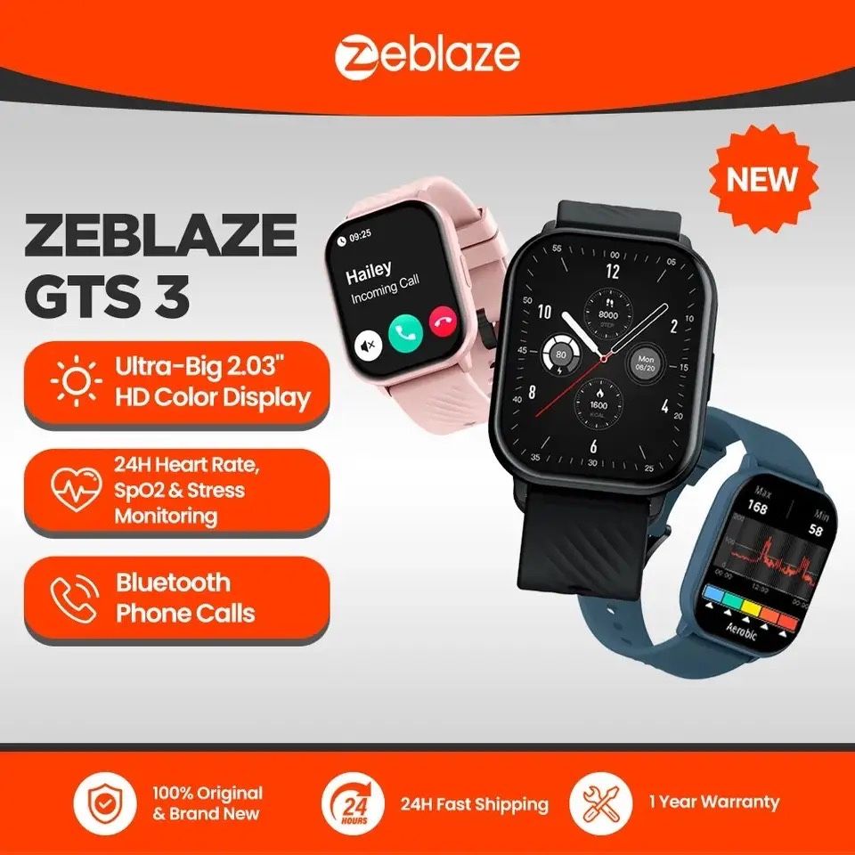 Smartwatch zeblaze GTS3 selado na caixa