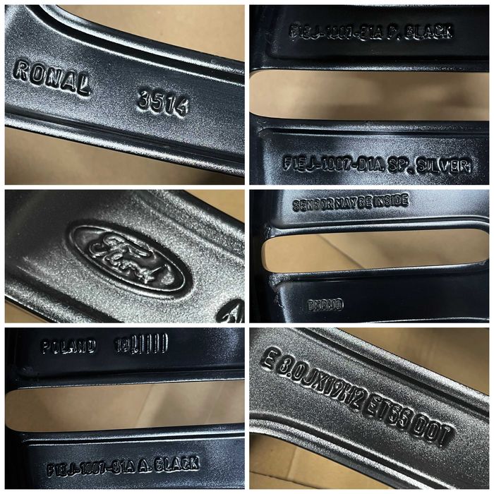 Felga FORD FOCUS ST MK3 5x108 F1EJ-1007-G1A / E1A / D1A 8Jx19 ET55