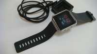 Умные часы с пульсометром и GPS Fitbit Blaze Black L Черный