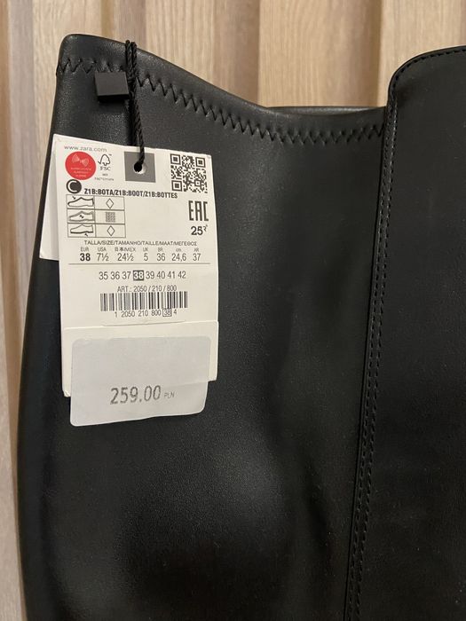 Чоботи Zara жіночі