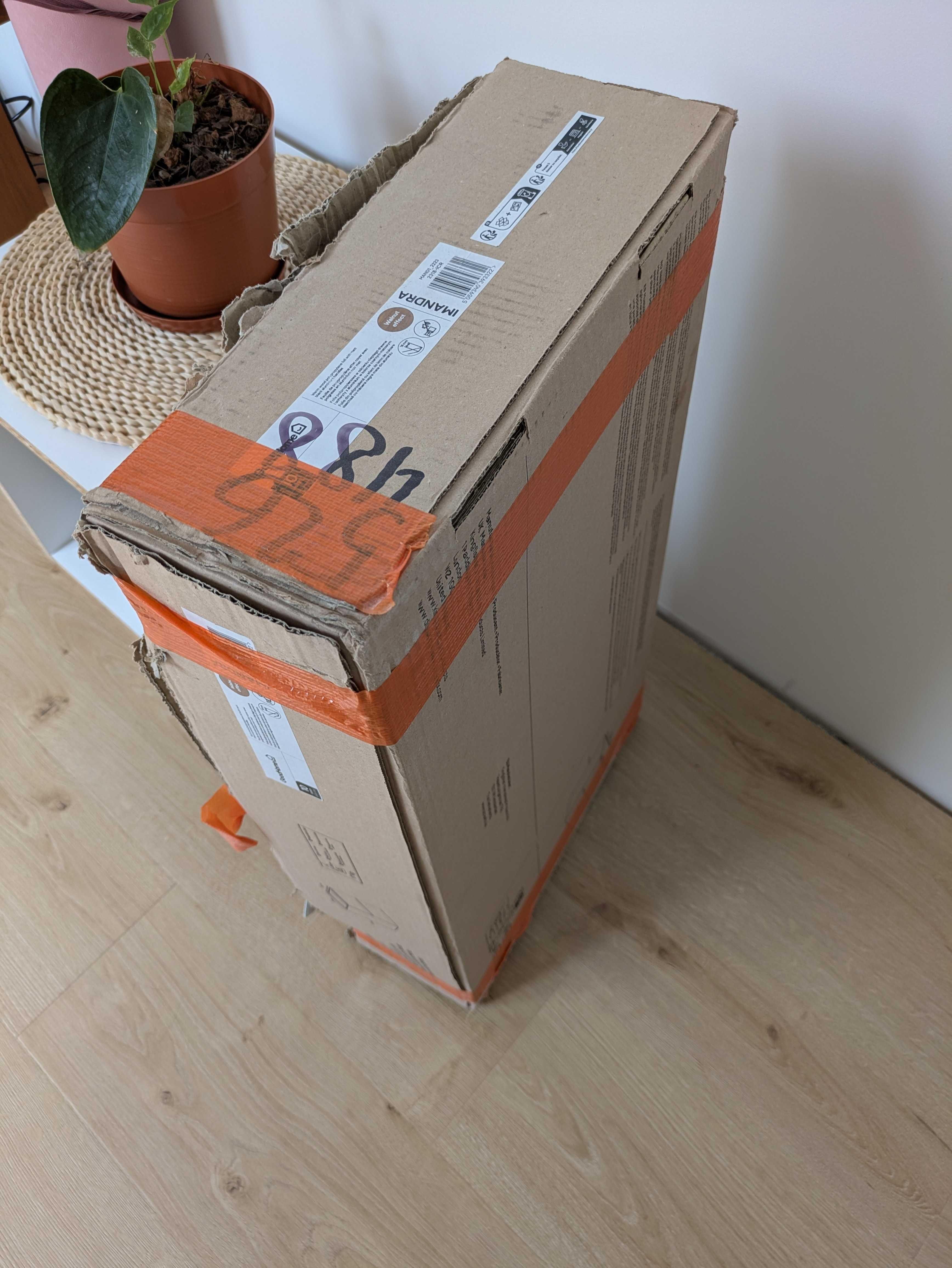 Szafka pod umywalkę wisząca 50x60x36 orzech łazienka Goodhome Imandra