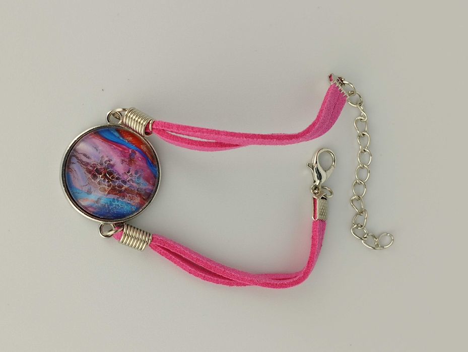 Bransoletka pojedyncza – rzemień – średnica oczka 20 mm