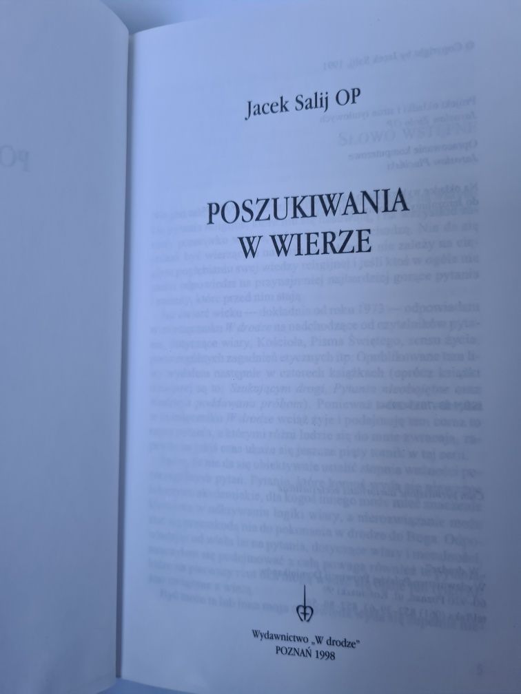 Poszukiwania w wierze - Jacek Salij OP