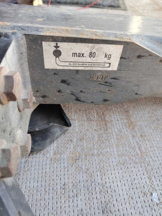 Hak holowniczy Fiat Ducato camper Burstner do osi AL-KO A50 X