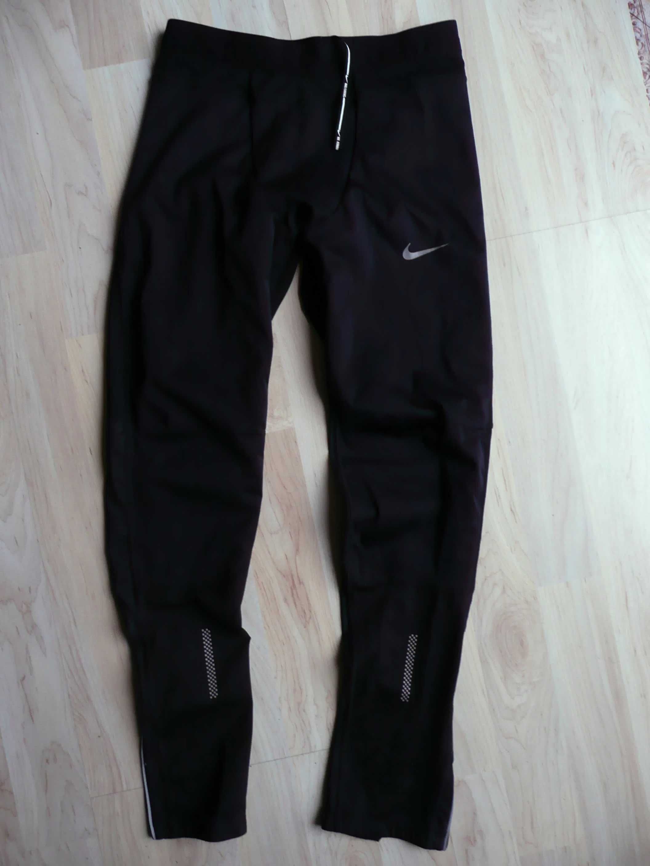 męskie legginsy biegowe Nike Dri-Fit Shield Tight rozm M