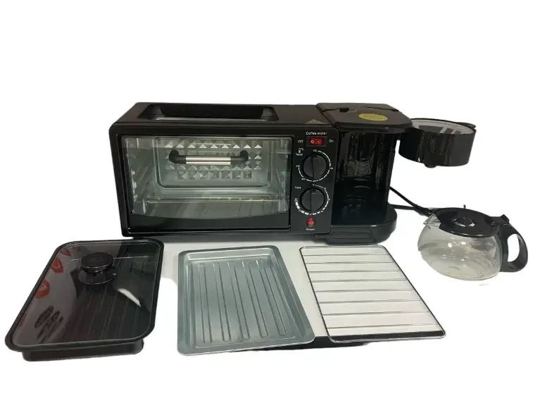 Електрична піч + кавоварка + гриль Сковорода 3в1 SILVER CREST 2800W