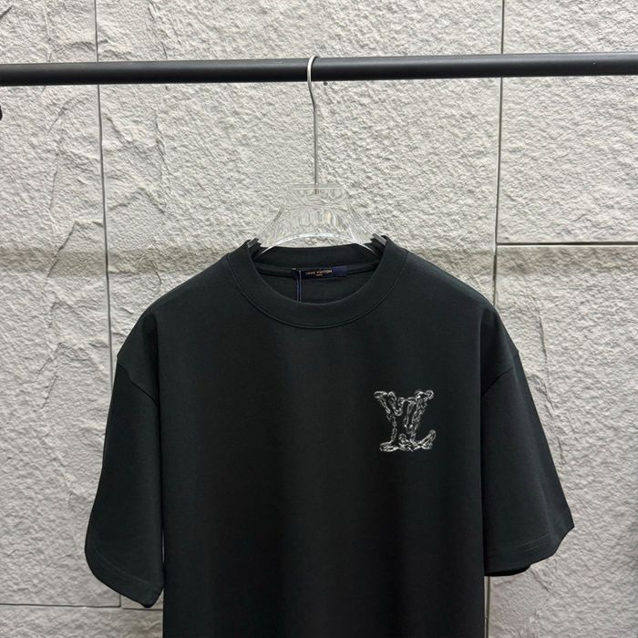 Louis Vuitton мужская футболка унисекс оверсайз оригинал черная