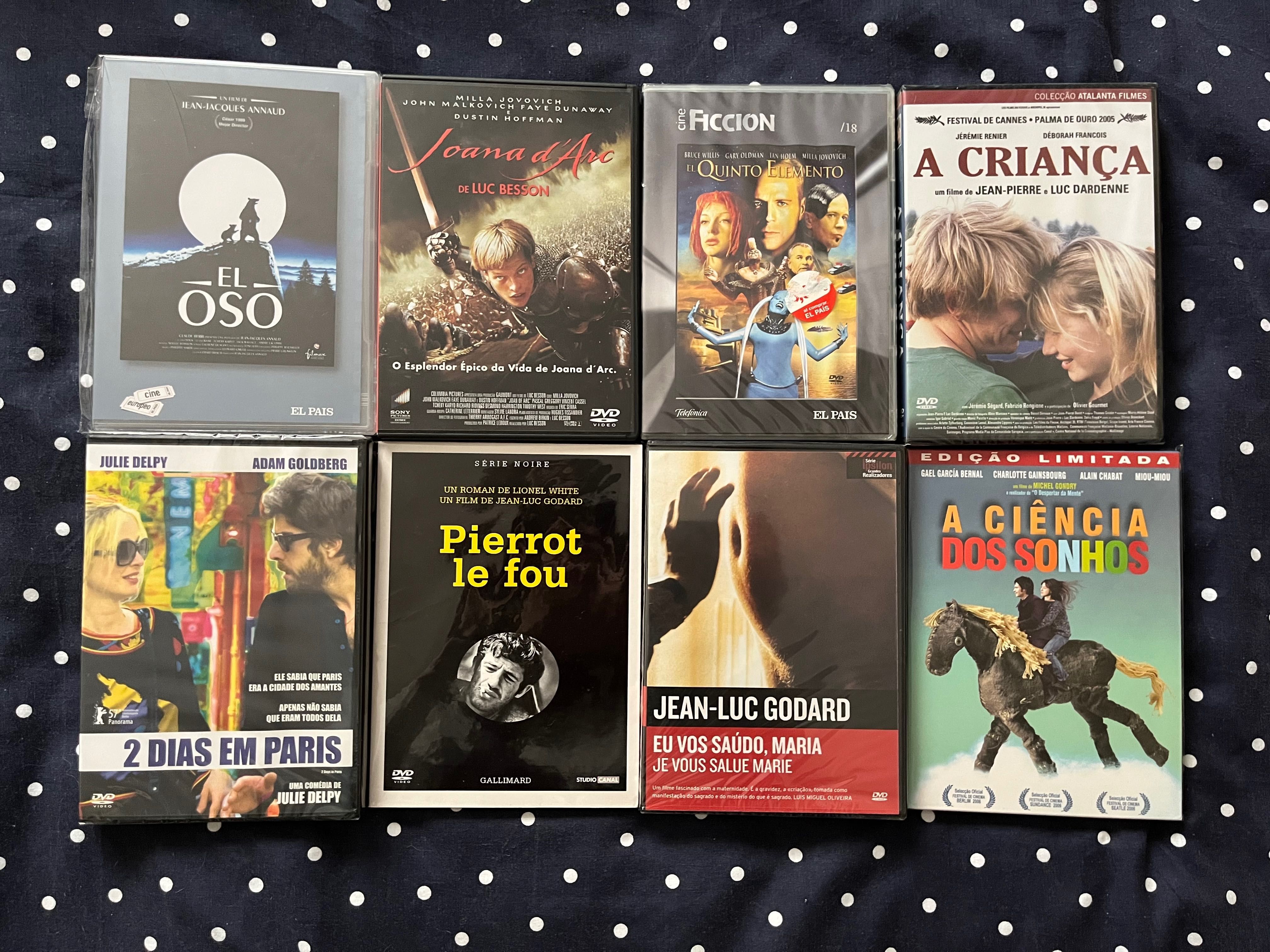 DVDs Cinema Francês: Luc Besson, Godard, Michel Gondry, Dardenne