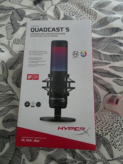 Microfone Hyper X Quadcast S RGB