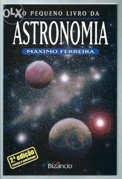 Livros da Enciclopédia Visual e livro astronomia