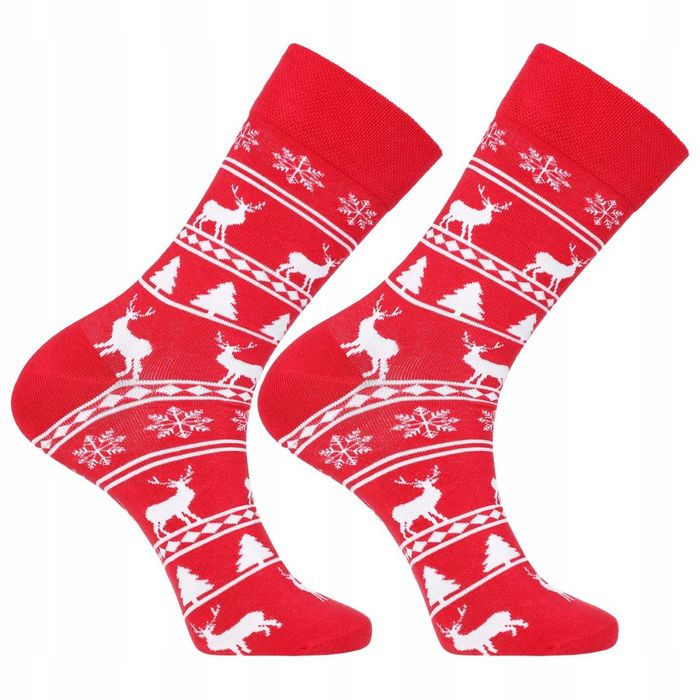 Zestaw Świąteczny MORAJ Bokserki Skarpety Prezent Mikołajki L i XL