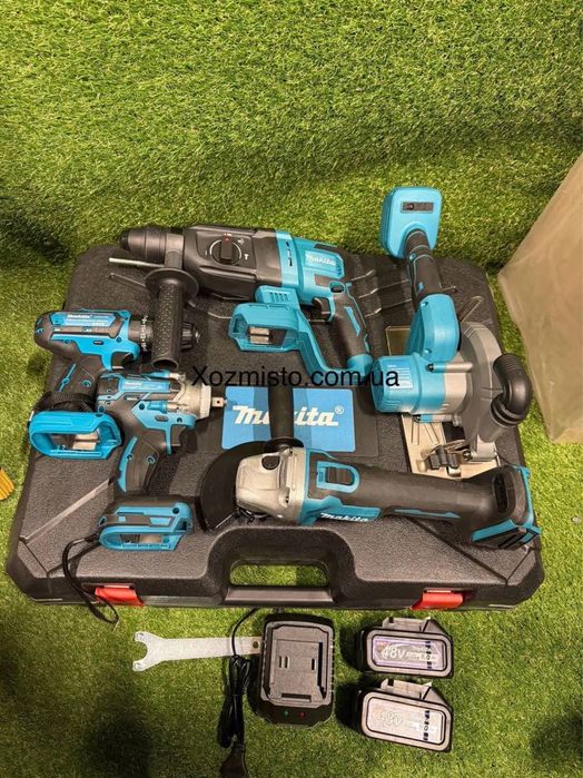 Набір інструментів 5в1 АКБ Makita 48 V