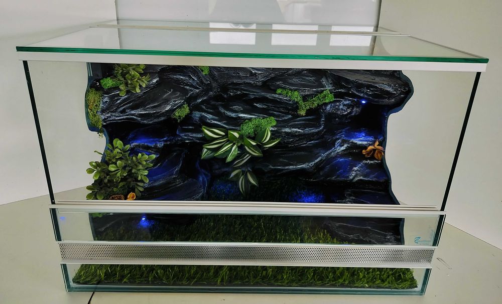 Terrarium przejściowe dla węża zbożowego, pytona, TW49B3L, AquaWaves