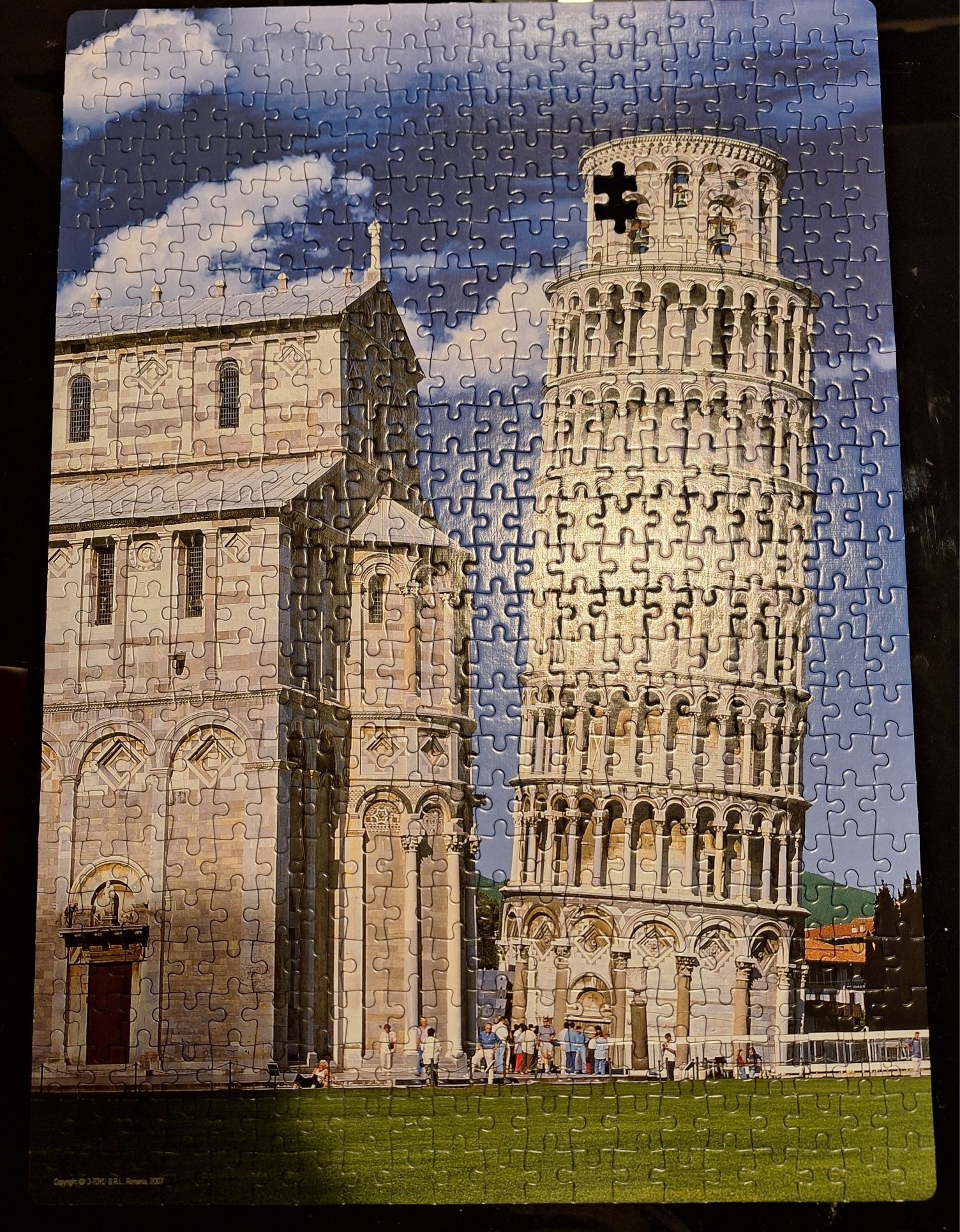 Puzzle brak 1 elementu Krzywa wieża w Pizie 500 elementów Włochy y