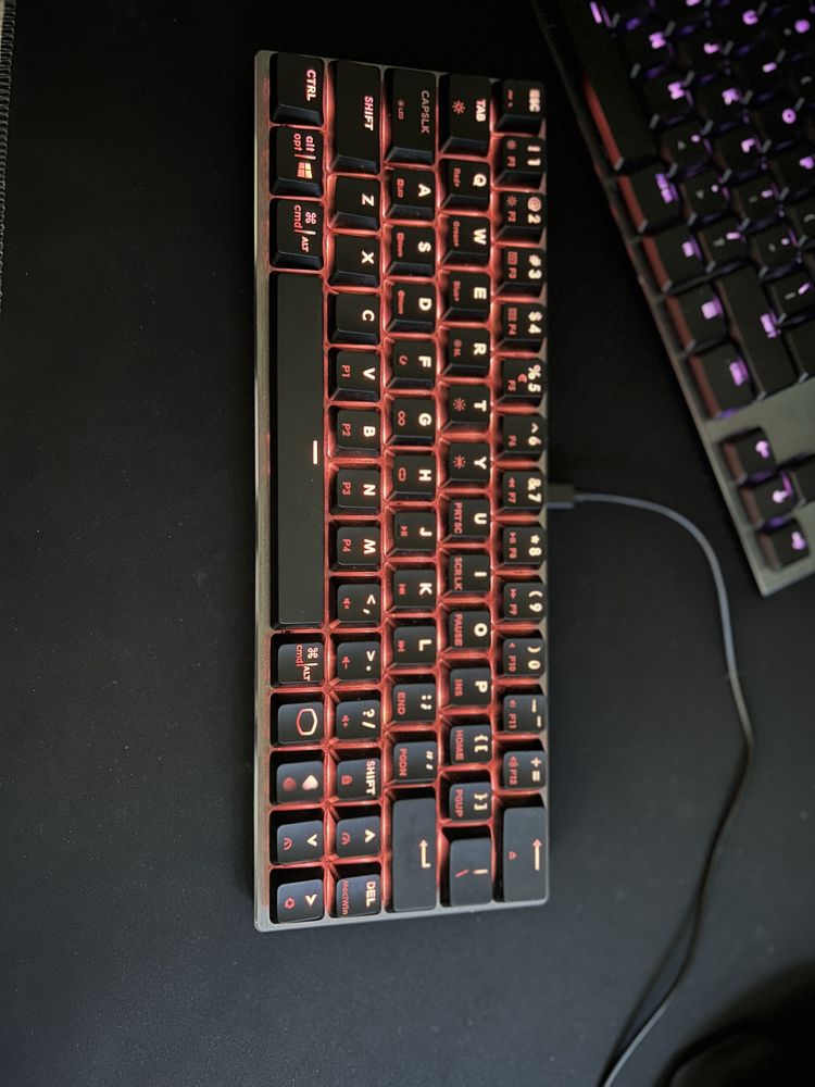 Gaming klawiatura mechaniczna Cooler Master SK620 RED SWITCH