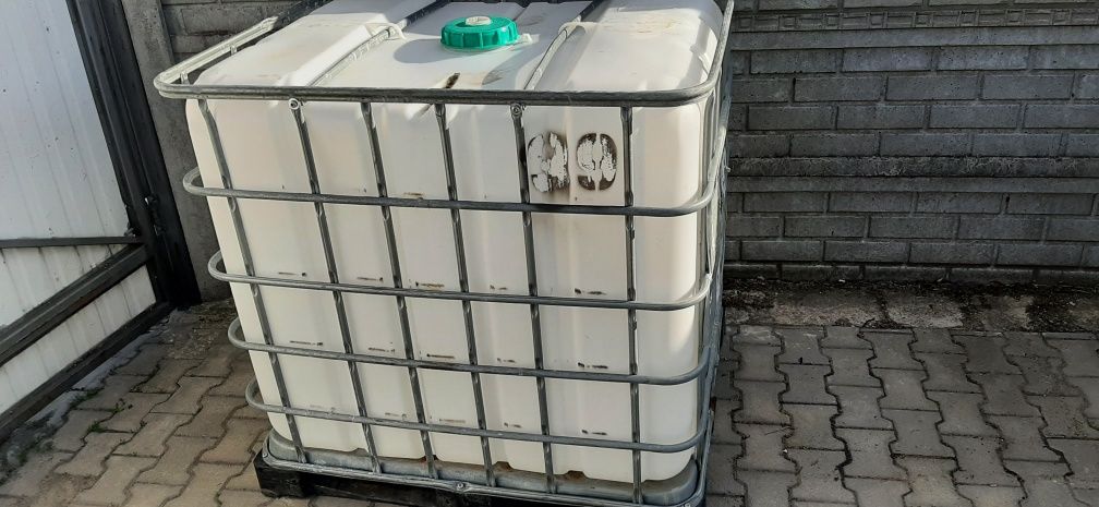 Zbiornik na deszczówkę mauser beczka na wodę 1000 litrów