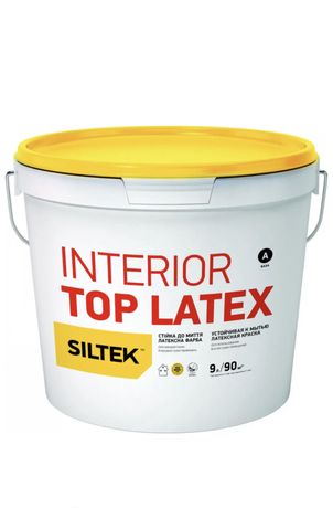 Фарба латексна, що миється SILTEK Interior Top Latex (9 л)