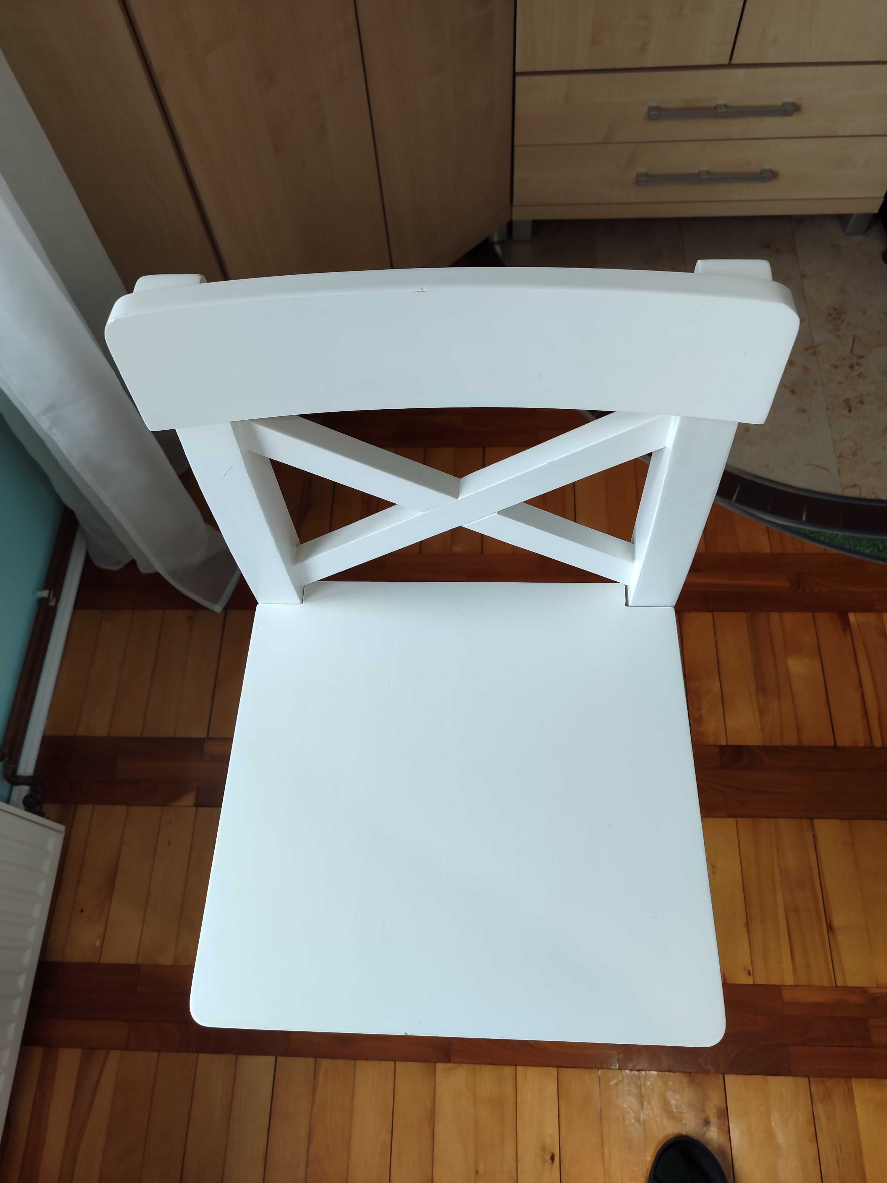 Krzesło barowe białe